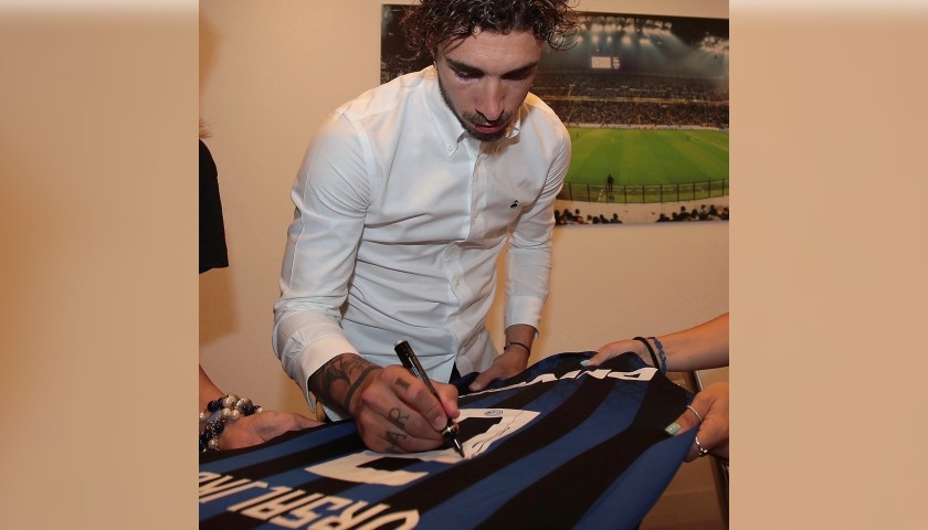 Inter Shirt Signed and Hand-Delivered by Sime Vrsaljko #2 