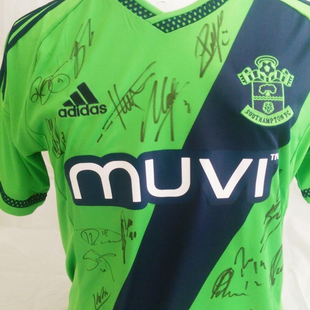 Southampton 2015/16 Away Shirt Signed by the Squad