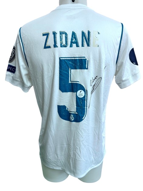 Zidane's Signed Replica Shirt, Real Madrid vs Liverpool UCL Final