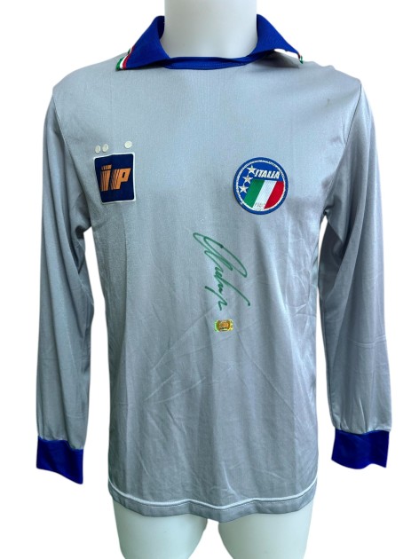 Zenga's Italy Signed Training Shirt, 1988