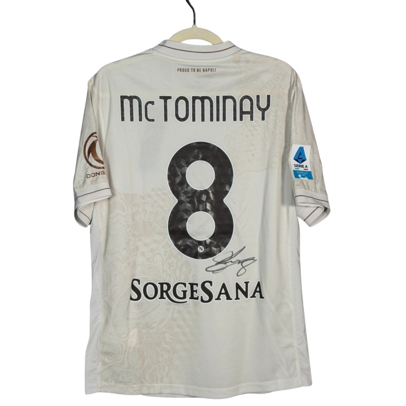 McTominay's Napoli Signed Official Shirt, 2025/26