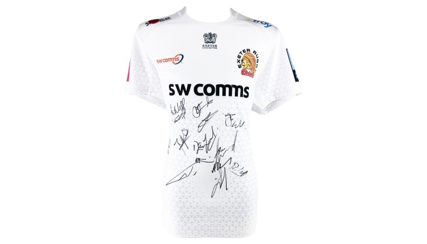 Signed Exeter Chiefs Shirt - Premiership Squad 2022 +COA