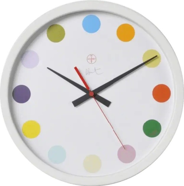 "Spot Clock" by Damien Hirst