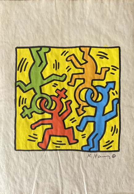 Disegno di Keith Haring (attribuito) 