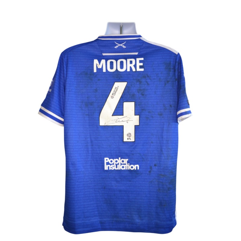 Moore's Bristol Rovers EFL Sky Bet League One Signed Match Worn Shirt, vs Cambridge 