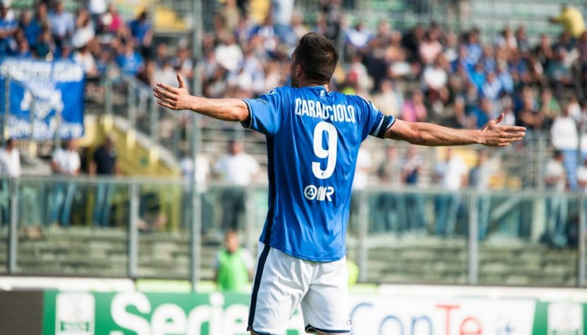 Caracciolo's Match-Worn and Signed Shirt, Brescia-Foggia 2017