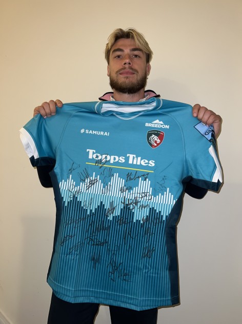 Camicia firmata della squadra dei Leicester Tigers più 2 biglietti per una partita in casa