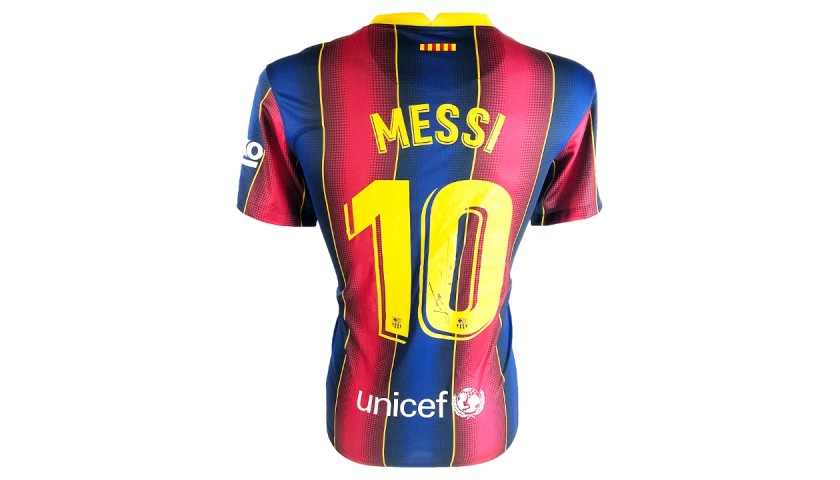 Lionel Messi Signed Barcelona Shirt