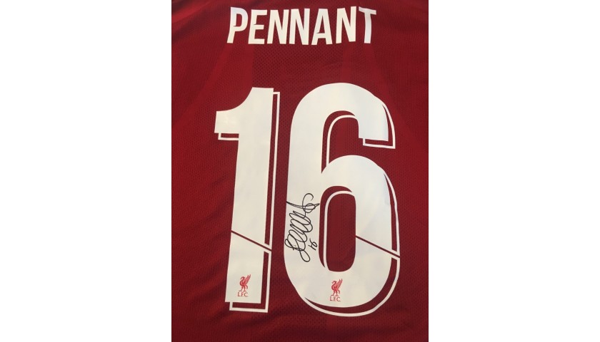Pennant's Liverpool FC Legends Match Worn and Signed Shirt