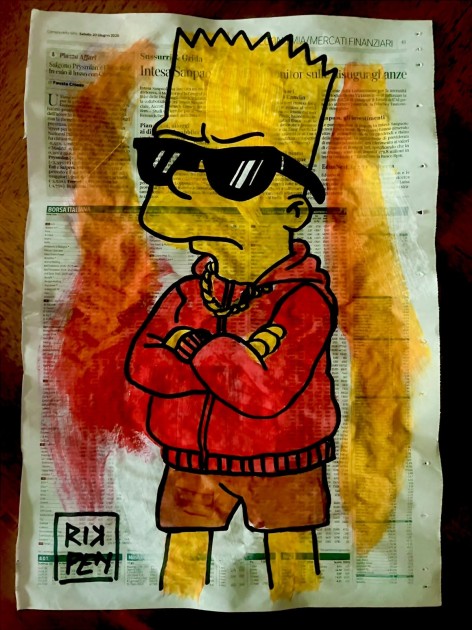 Bart Simpson – Opera Unica su Quotidiano di RikPen