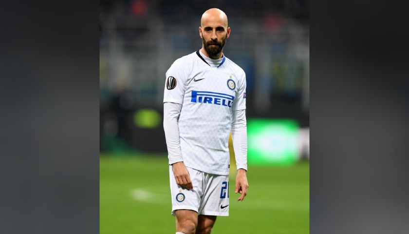 Borja Valero's Inter Signed Match Shirt, EL 2018/19 
