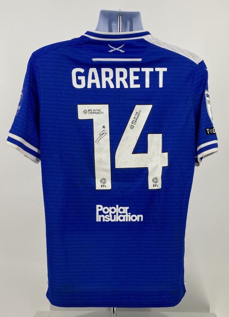 Garrett's Bristol Rovers EFL Sky Bet League One Signed Match Worn Shirt, vs Cambridge