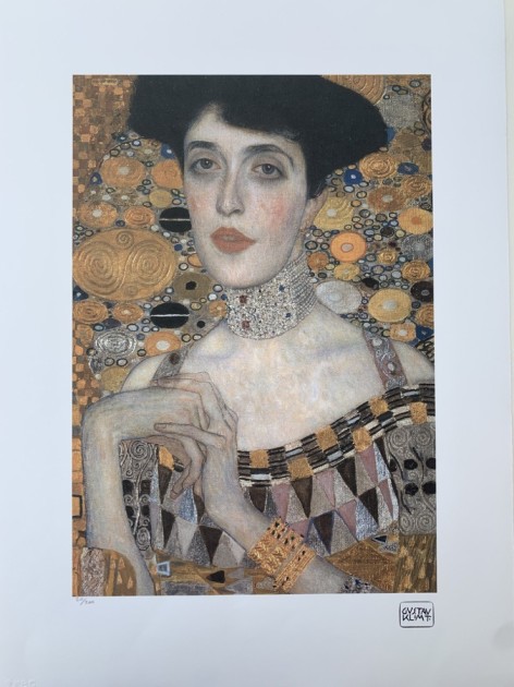 "Adele Bloch" by Gustav Klimt - Signed