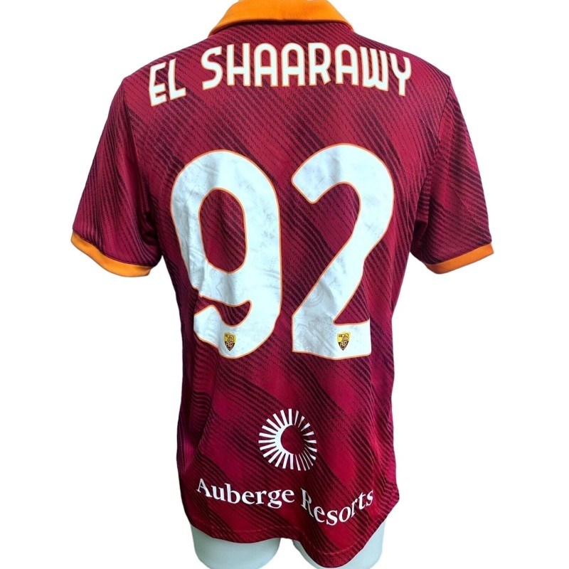 El Shaarawy's Issued Shirt, Roma vs Lazior 2024