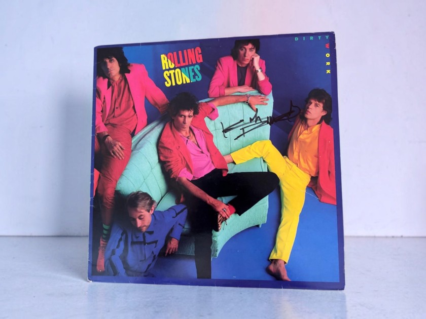 Keith Richards of The Rolling Stones Signed Vinyl LP
