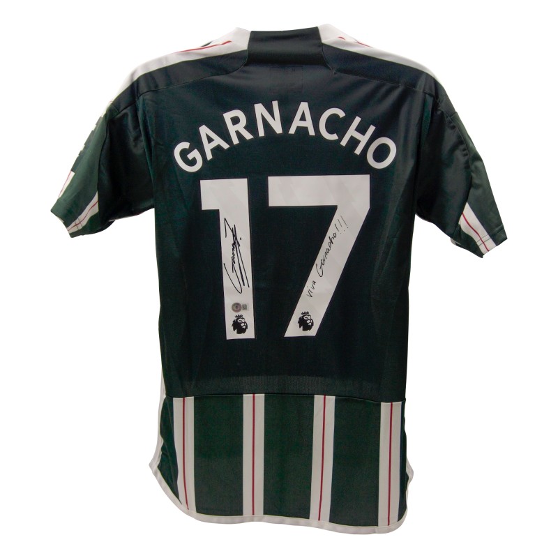 Alejandro Garnacho's Manchester United Signed Replica Away Shirt