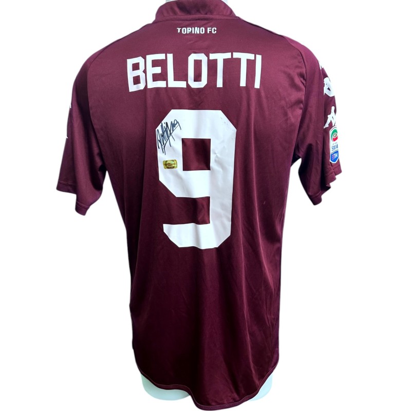 Belotti's Torino Signed Match-Issued Shirt, 2017/18