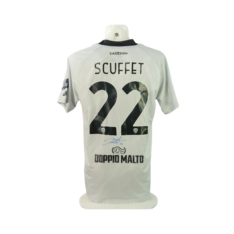 Scuffet's Signed Unwashed Shirt, Cagliari vs Napoli 2024