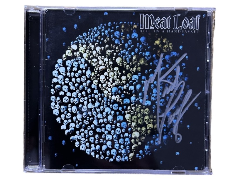 CD autografato di Meat Loaf