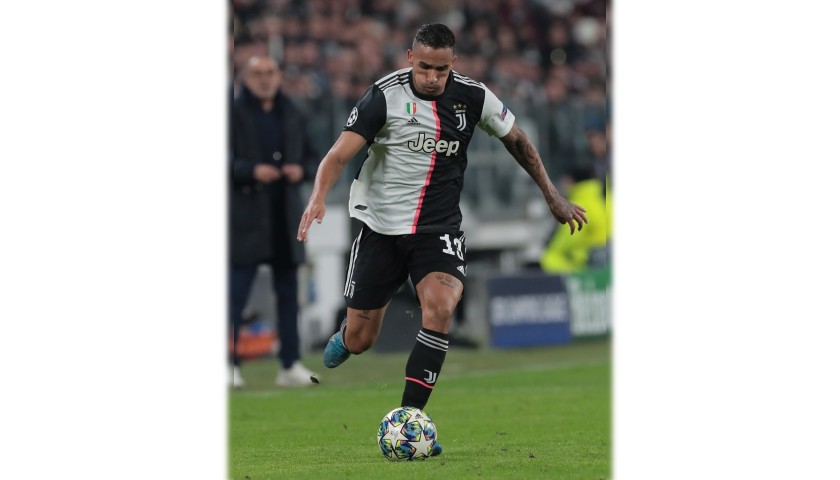 Danilo's Juventus Worn and Unwashed Shirt, UCL 2019/20