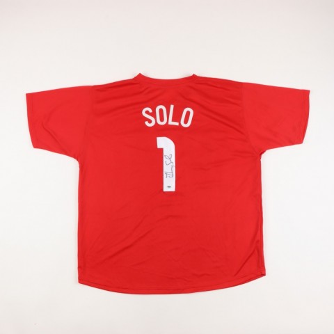 Hope Solo Signed Team USA Jersey