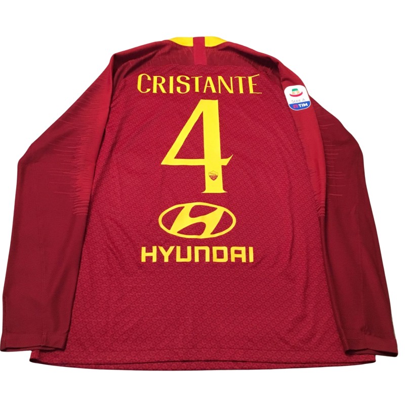 Cristante's Roma Issued Shirt, 2018/19