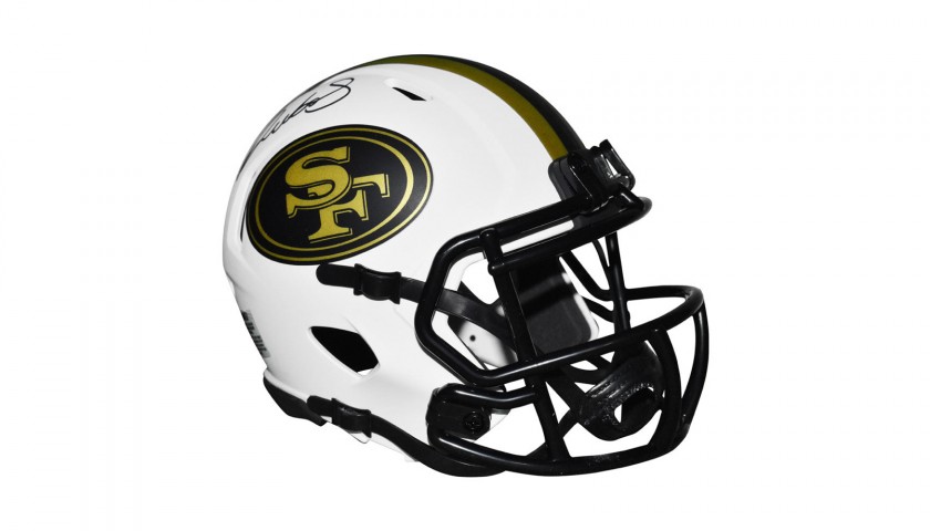 San Francisco 49ers Mini Football Helmet Signed by Deebo Samuel