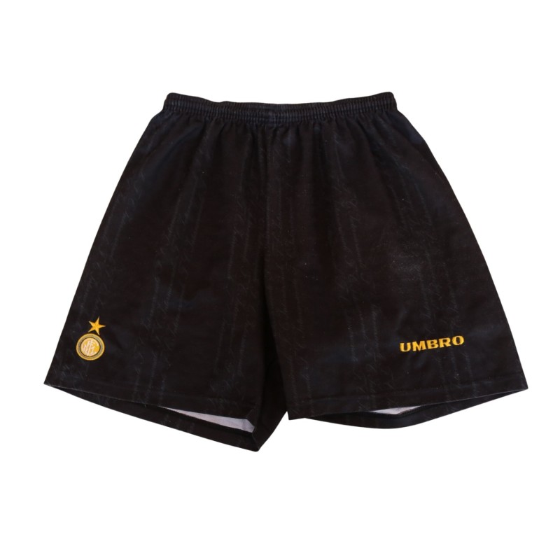 Zanetti's Inter Match-Issued Shorts