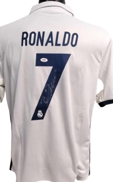 Maglia replica Cristiano Ronaldo Real Madrid, UCL Finale Cardiff 2017 - Autografata