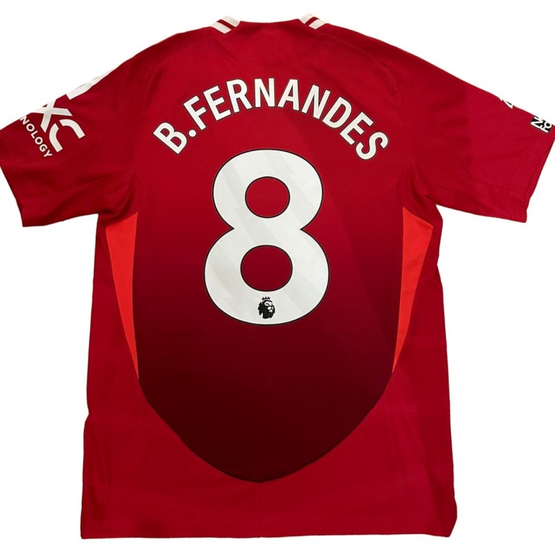 Bruno Fernandes' Match-Issued Shirt, Manchester United 2024/25