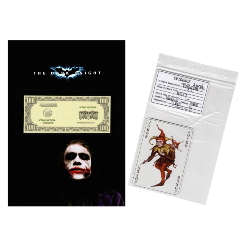 "The Dark Knight" - Original Stage Note and Joker Card