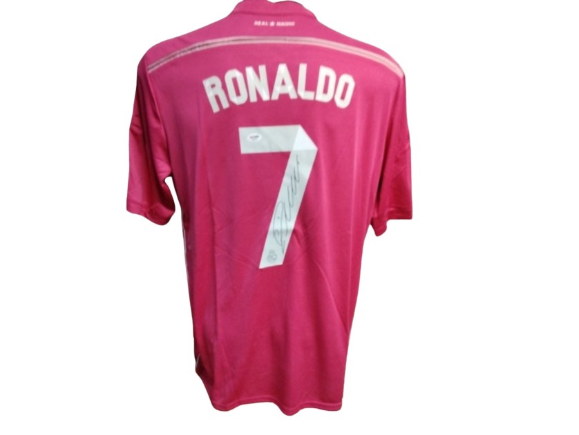 Cristiano Ronaldo Real Madrid Replica Signed Shirt, 2014/15