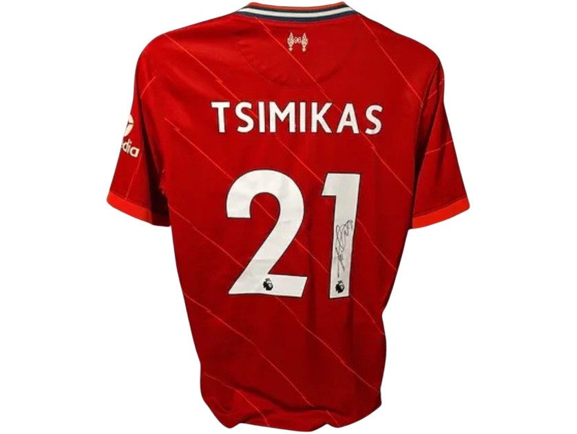 Kostas Tsimikas' Liverpool FC 2021/22 Signed Official Shirt