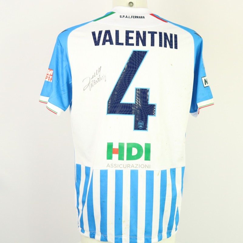 Valentini's unwashed Signed Shirt, SPAL vs Arezzo 2024 