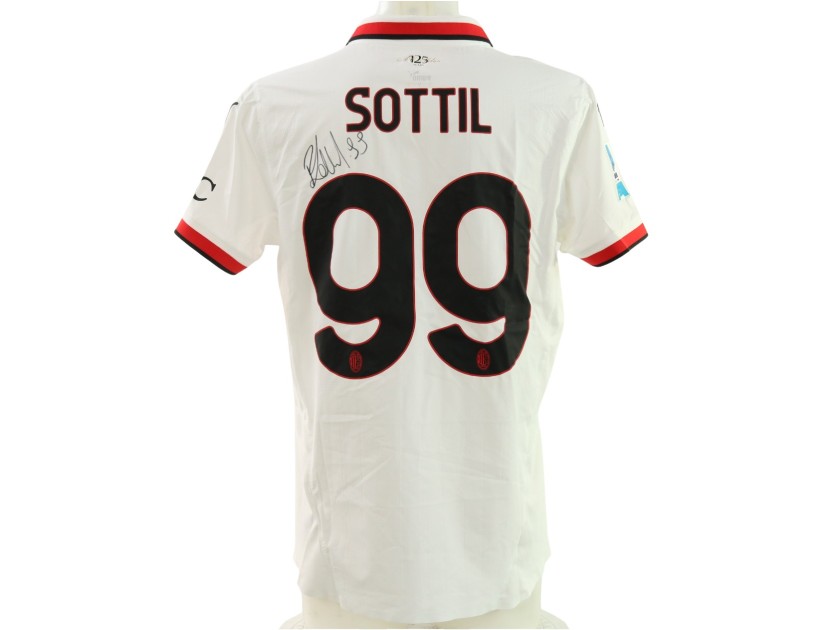 Sottil's Milan Signed Official Shirt, 2024/25