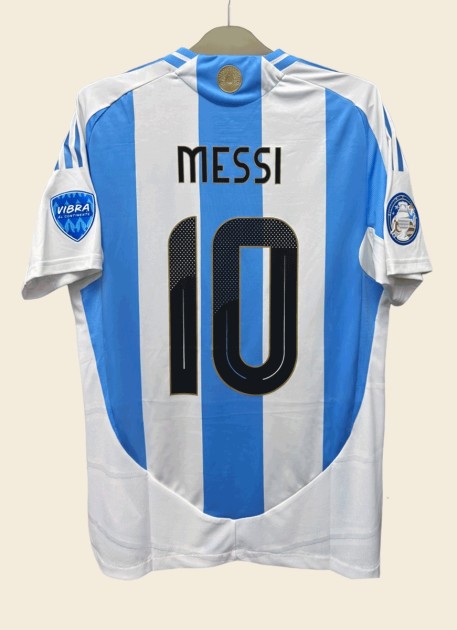 Maglia gara Argentina CONMEBOL Copa America 2024 di Messi, vs Canada