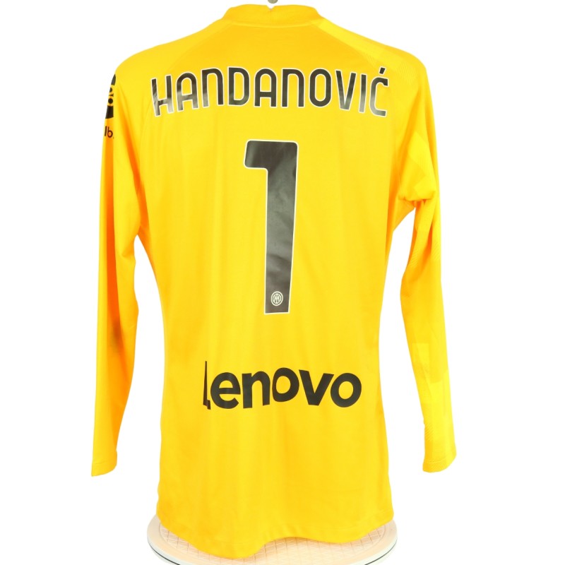 Handanovic's Match Shirt, Napoli vs Inter, 2022 - Supercoppa Final