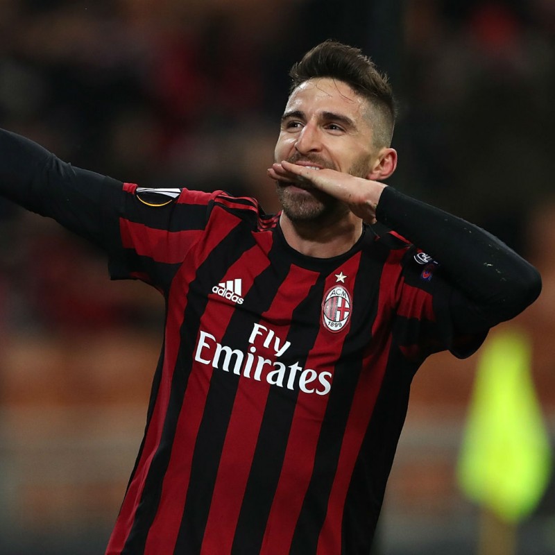 Borini's Signed Match-Worn 2018 Milan-Ludogorets Shirt