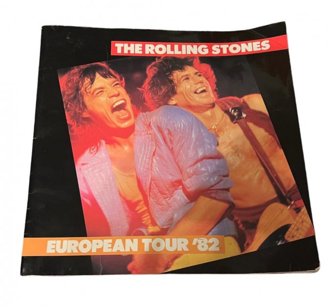 The Rolling Stones European 1982 Tour Official Programme CharityStars