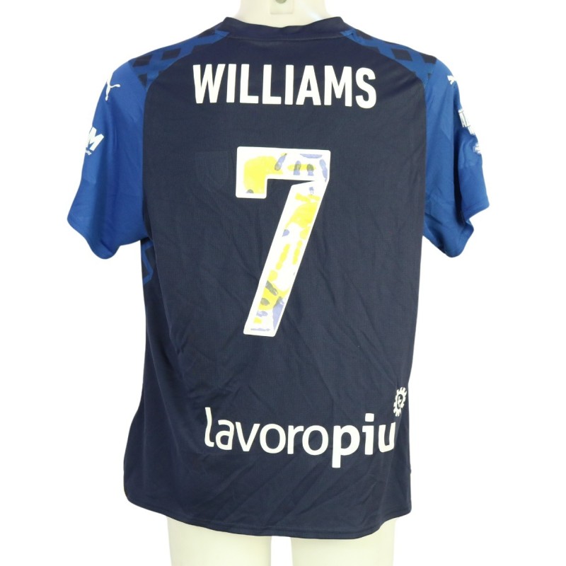Williams' Match-Issued Shirt, Parma vs Ravenna Women 2024 - Patch Always With Blue