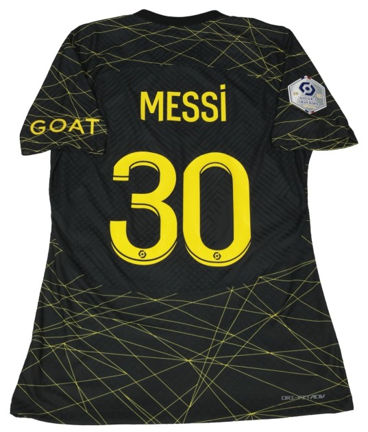 Messi's Paris Saint-Germain Match-Issued Shirt 2022/23