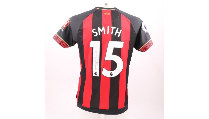 Smith's AFC Bournemouth Worn and Signed Poppy Shirt