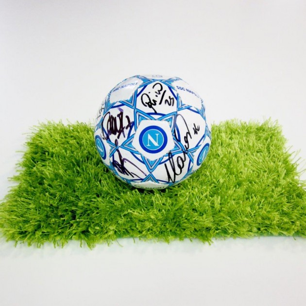 Napoli miniball signed by the players