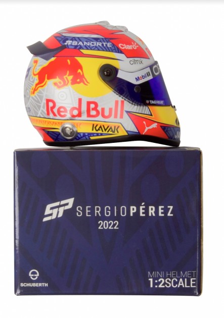 Sergio Perez Signed Mini Helmet