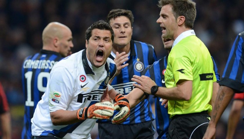 Julio Cesar's Match-Issued/Worn Inter-Milan Shirt, 300 Matches