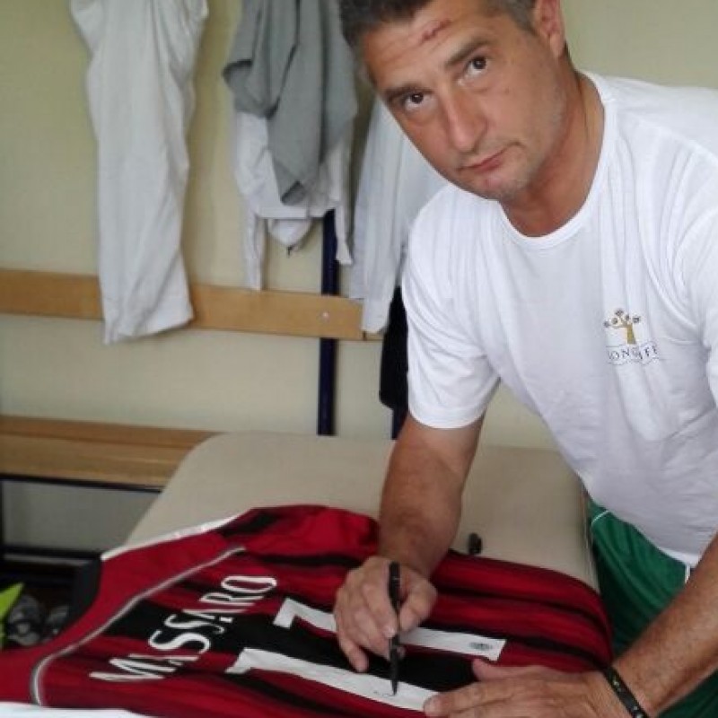 Daniele Massaro Milan shirt - signed 