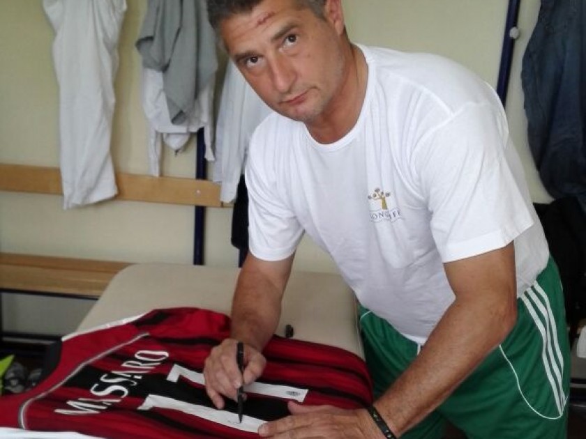 Daniele Massaro Milan shirt - signed 