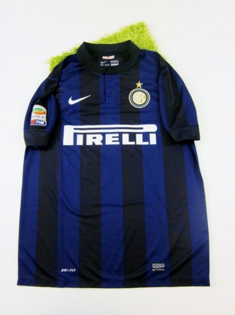 Palacio fanshop shirt, Inter, Serie A 2013/2014 - signed