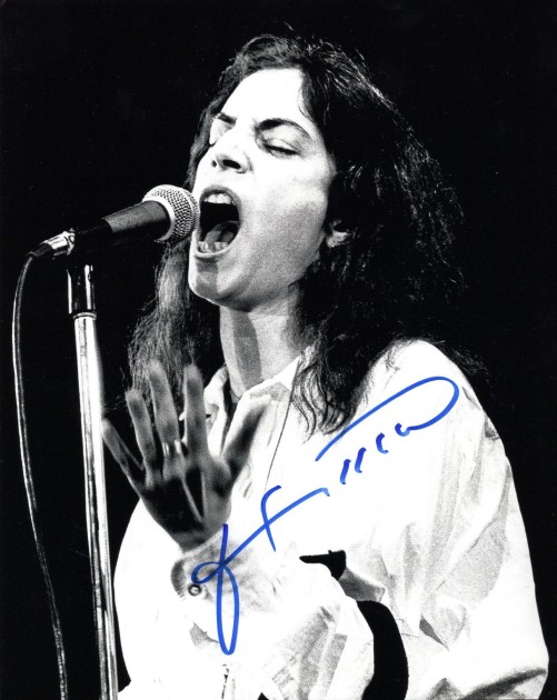 Fotografia autografata da Patti Smith