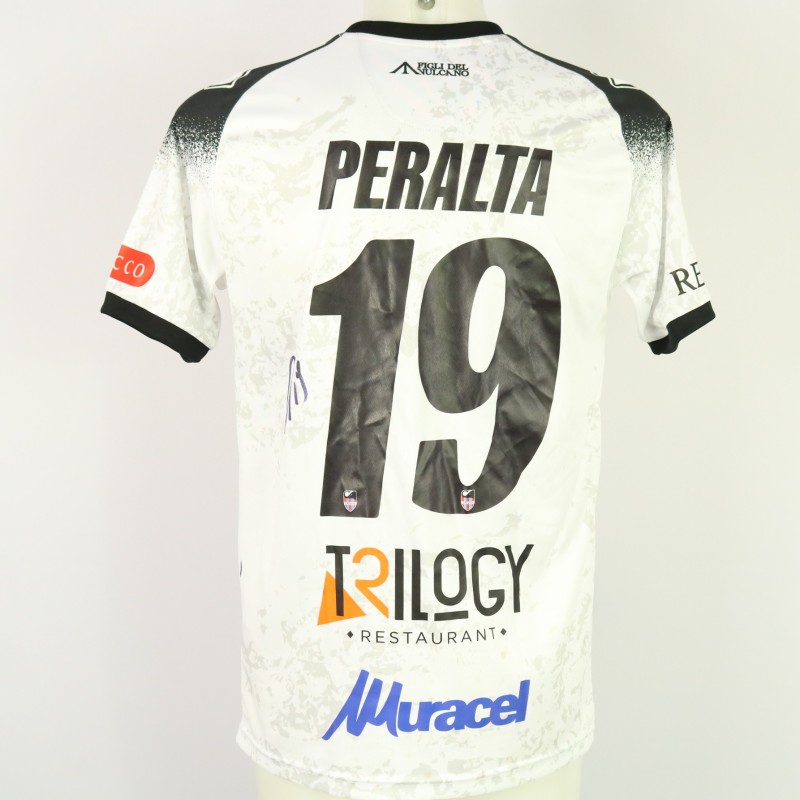 Peralta's Unwashed Signed Shirt, Avellino vs Catania 2024